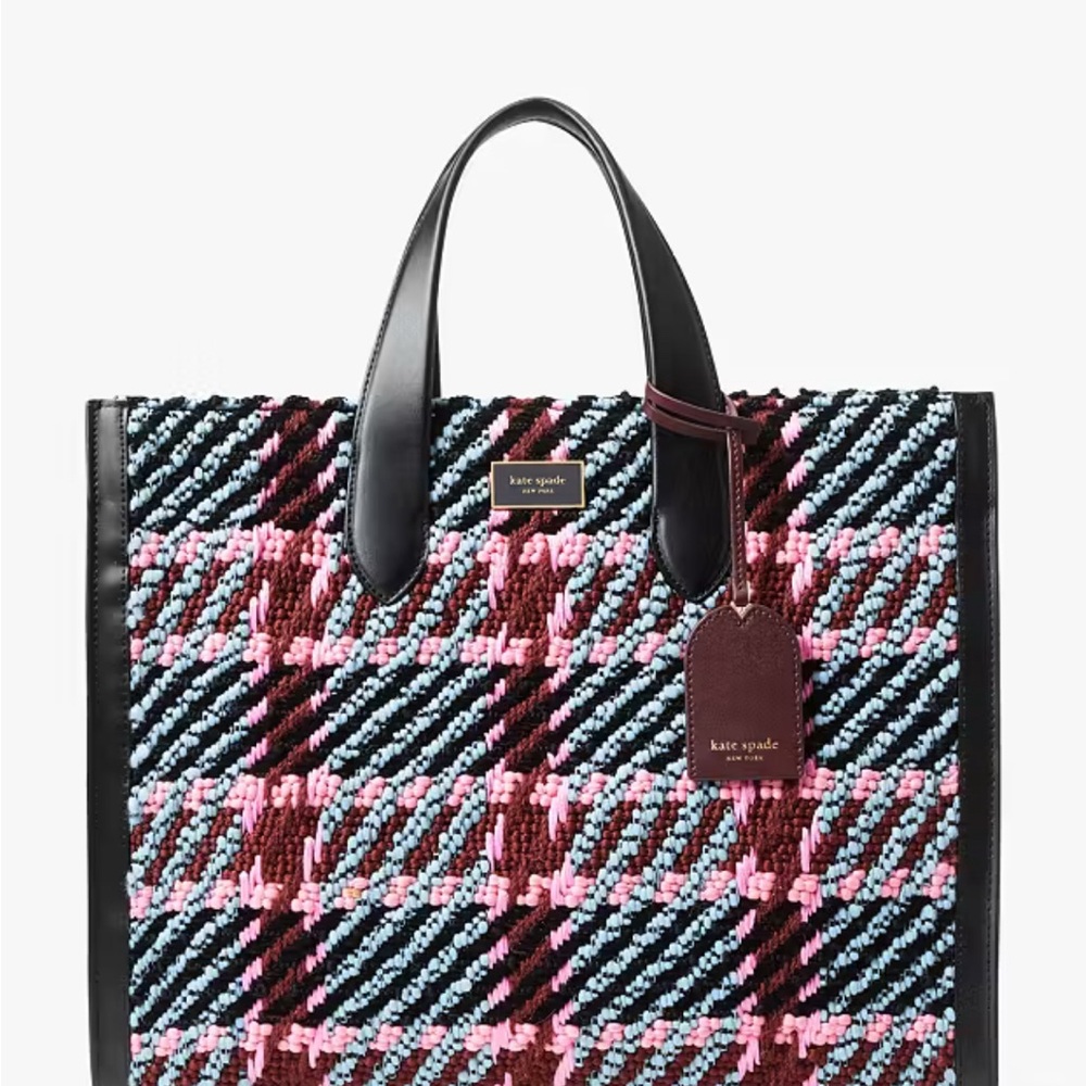 Kate Spade Multicolor Plaid Tote - Picture 2 of 9